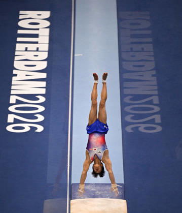 Netherlands Artistic Gymnastics World Championships Qualifiers 9266886 17.10.2026 Japan™s Shohei Kawakami competes on the vault during the men s qualification of the 2026 World Artistic Gymnastics Championships in Rotterdam, the Netherlands. Alexey Filippov Sputnik Rotterdam Netherlands  Copyright: xAlexeyxFilippovx