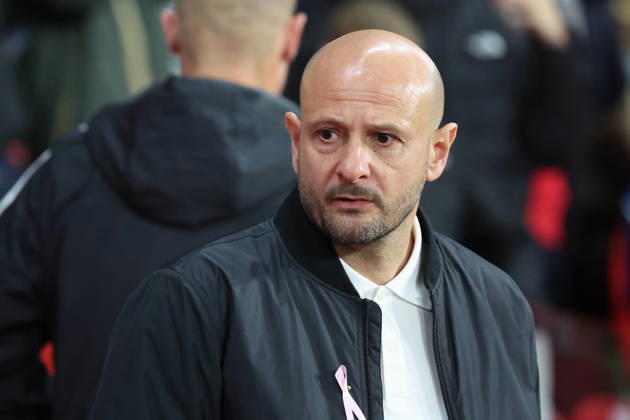 FOOTBALL : LOSC Lille vs Brest - Ligue 1 - 17 10 2026 Julien LACHUER (entraîneur de Brest) lors du match LOSC Lille vs Brest, Ligue 1, Decathlon Arena stade Pierre Mauroy, le 17 octobre 2026 - photo Laurent Sanson PsnewZ  Copyright: xLaurentxSANSONx xPsnewZx