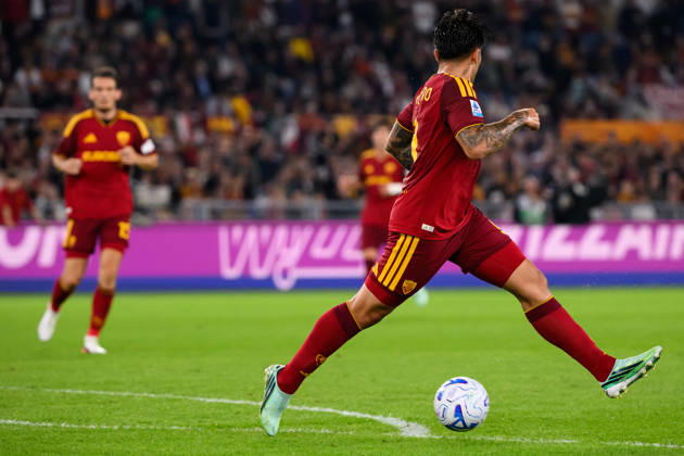 Santiago Castro of AS Roma during the Serie A 2026 2027 football match between AS Roma and Genoa CFC at Stadio Olimpico in Rome (Italy), October 17, 2026. AndreaxStaccioli