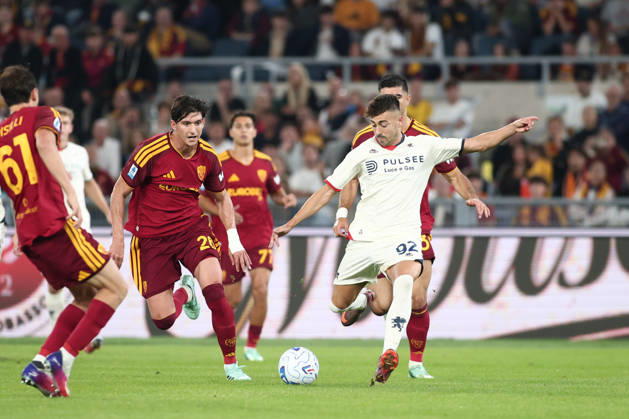 IPA89817255 - Stephan E. Shaarawy of Genoa Cricket and Football Club in the 2026 2027 Serie A match between A.S. Roma and Genoa Cricket and Football Club at the Stadio Olimpico in Rome, Italy.  Copyright: xMatteoxCassoni IPAxSportx xx IPA89817255 IPA89817255