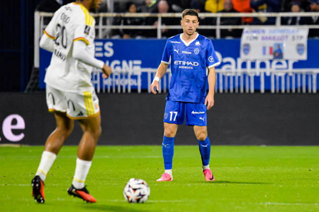 FOOTBALL : ESTAC Troyes vs RC Lens - Ligue 1 - Journée 7 - 17 10 2026 Antoine Mille (ESTAC Troyes) TroyesFrance  Copyright: xBaptistexAutissierx