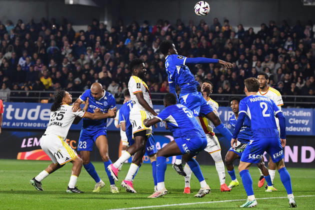 ESTAC Troyes v RC Lens - Ligue 1 McDonald s 2026 2027 Michel Junior DIAZ of Troyes during Ligue 1 McDonald s match between Troyes and Lens at Stade de l Aube on October 17, 2026 in Troyes, France. Troyes France  Copyright: xIconxSportx 776577041