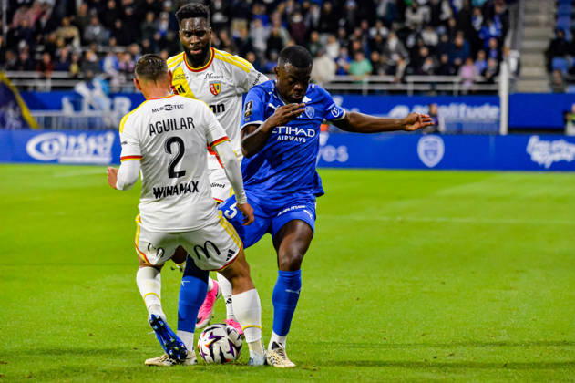 FOOTBALL : ESTAC Troyes vs RC Lens - Ligue 1 - Journée 7 - 17 10 2026 Paolo Gozzi (ESTAC Troyes) Odsonne Edouard (RC Lens) TroyesFrance  Copyright: xBaptistexAutissierx