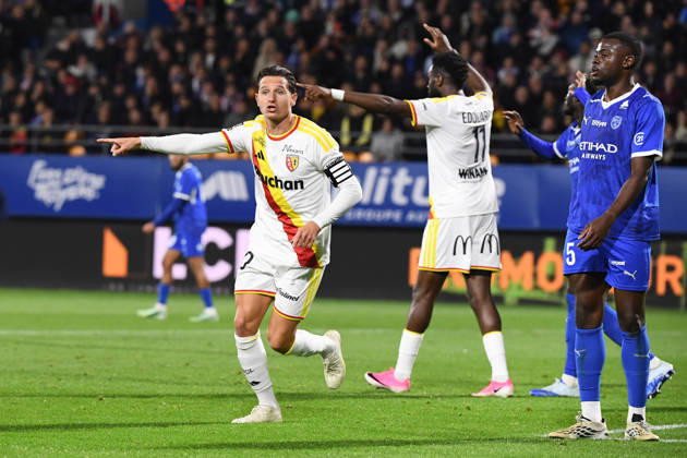 ESTAC Troyes v RC Lens - Ligue 1 McDonald s 2026 2027 Paolo GOZZI and Florian THAUVIN of Lens during Ligue 1 McDonald s match between Troyes and Lens at Stade de l Aube on October 17, 2026 in Troyes, France. Troyes France  Copyright: xIconxSportx 776577041