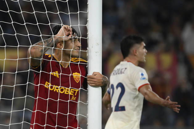 Roma’s Santiago Thomas Castro during the Serie A Enilive soccer match between AS Roma and Genoa at the Rome s Olympic stadium, Italy - October 17, 2026. - Soccer.  Copyright: xFabrizioxCorradetti LaPressex