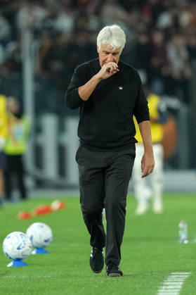 Gian Piero Gasperini, head coach of AS Roma, during the Serie A 2026 2027 football match between AS Roma and Genoa CFC at Stadio Olimpico in Rome (Italy), October 17, 2026. antoniettaxbaldassarre