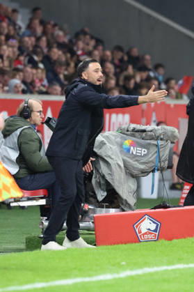 FOOTBALL : LOSC Lille vs Brest - Ligue 1 - 17 10 2026 Davide ANCELOTTI (entraineur LOSC Lille) lors du match LOSC Lille vs Brest, Ligue 1, Decathlon Arena stade Pierre Mauroy, le 17 octobre 2026 - photo Laurent Sanson PsnewZ  Copyright: xLaurentxSANSONx xPsnewZx