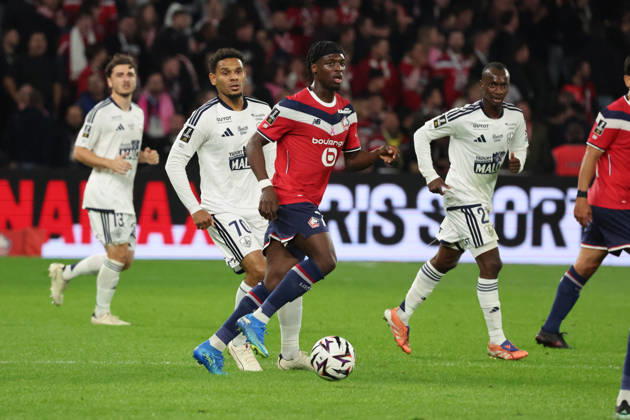 FOOTBALL : LOSC Lille vs Brest - Ligue 1 - 17 10 2026 Dïlane BAKWA (LOSC Lille) lors du match LOSC Lille vs Brest, Ligue 1, Decathlon Arena stade Pierre Mauroy, le 17 octobre 2026 - photo Laurent Sanson PsnewZ  Copyright: xLaurentxSANSONx xPsnewZx