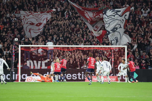 FOOTBALL : LOSC Lille vs Brest - Ligue 1 - 17 10 2026 Action lors du match LOSC Lille vs Brest, Ligue 1, Decathlon Arena stade Pierre Mauroy, le 17 octobre 2026 - photo Laurent Sanson PsnewZ  Copyright: xLaurentxSANSONx xPsnewZx