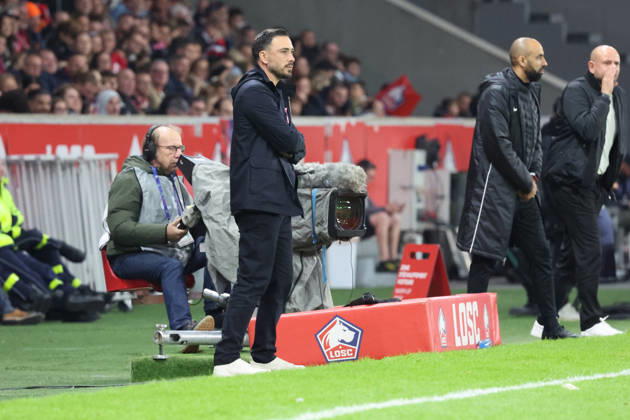 FOOTBALL : LOSC Lille vs Brest - Ligue 1 - 17 10 2026 Davide ANCELOTTI (entraineur LOSC Lille) lors du match LOSC Lille vs Brest, Ligue 1, Decathlon Arena stade Pierre Mauroy, le 17 octobre 2026 - photo Laurent Sanson PsnewZ  Copyright: xLaurentxSANSONx xPsnewZx