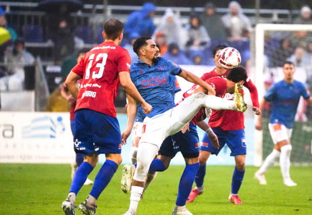 17.10.26 Cham Schweiz. Fussball Herren Saison 2026-2027 Schweizer Cup 2.Hauptrunde SC Cham - FC Sion 0:2 Bild ; Ilyas Chouaref FC Sion Aktion