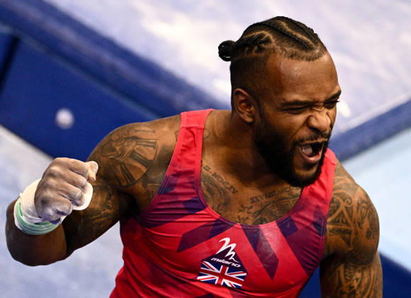 Netherlands Artistic Gymnastics World Championships Qualifiers 9266985 17.10.2026 Britain s Courtney Tulloch reacts after competing in the men s qualification at the 2026 World Artistic Gymnastics Championships in Rotterdam, the Netherlands. Alexey Filippov Sputnik Rotterdam Netherlands  Copyright: xAlexeyxFilippovx