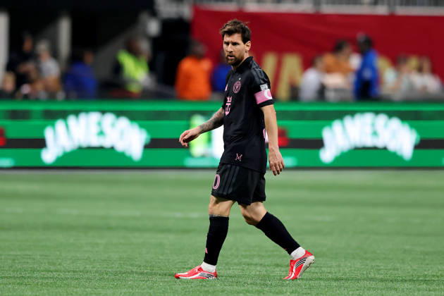 ATLANTA, GA - OCTOBER 17: Leo Messi of Miami during the Saturday evening MLS, Fussball Herren, USA game between Atlanta United FC and Inter Miami CF on October 17, 2026 at Mercedes-Benz Stadium in Atlanta, Georgia. (Photo by David J. Griffin Icon Sportswire) SOCCER: OCT 17 MLS Atlanta United FC vs Inter Miami CF EDITORIAL USE ONLY Icon9532610110171