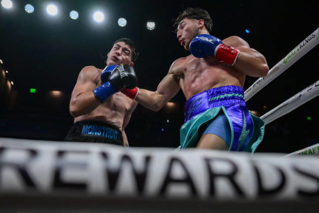October 17, 2026, Las Vegas, Nevada, USA: JAMIE OSUNA defeats CRISTIAN CANGELOSI via majority Decision at the Chelsea of The Cosmopolitan in Las Vegas. Las Vegas USA - ZUMAo117 20261017_zsp_o117_010 Copyright: xMikaelxOnax