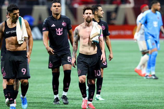 ATLANTA, GA - OCTOBER 17: Leo Messi (10) of the Inter Miami CF leaves the pitch after the Saturday evening MLS, Fussball Herren, USA game between Atlanta United FC and Inter Miami CF on October 17, 2026 at Mercedes-Benz Stadium in Atlanta, Georgia. (Photo by David J. Griffin Icon Sportswire) SOCCER: OCT 17 MLS Atlanta United FC vs Inter Miami CF EDITORIAL USE ONLY Icon9532610171052