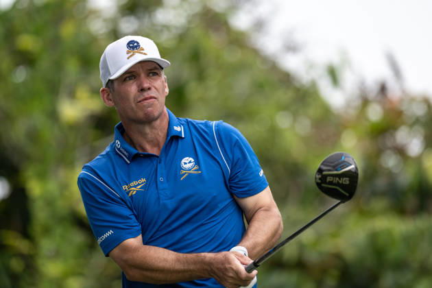 October 18, 2026, Macau, Macao Sar, China: Paul CASEY from England, on the 1st Tee. Macau Open Golf 2026 Final Round. Macau Open Golf 2026 Final Round  - ZUMAr144 20261018_zap_r144_013 Copyright: xJaynexRussellx