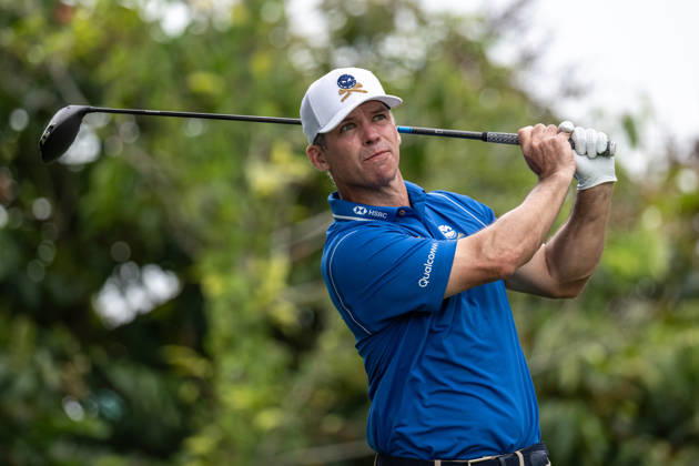October 18, 2026, Macau, Macao Sar, China: Paul CASEY from England, on the 1st Tee. Macau Open Golf 2026 Final Round. Macau Open Golf 2026 Final Round  - ZUMAr144 20261018_zap_r144_017 Copyright: xJaynexRussellx