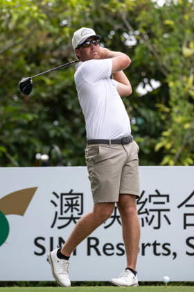 October 18, 2026, Macau, Macao Sar, China: Andy OGLETREE from the USA on the 1st tee. Macau Open Golf 2026 Final Round. Macau Open Golf 2026 Final Round  - ZUMAr144 20261018_zap_r144_018 Copyright: xJaynexRussellx