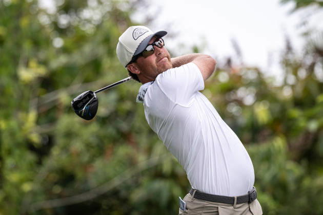 October 18, 2026, Macau, Macao Sar, China: Andy OGLETREE from the USA on the 1st tee. Macau Open Golf 2026 Final Round. Macau Open Golf 2026 Final Round  - ZUMAr144 20261018_zap_r144_021 Copyright: xJaynexRussellx
