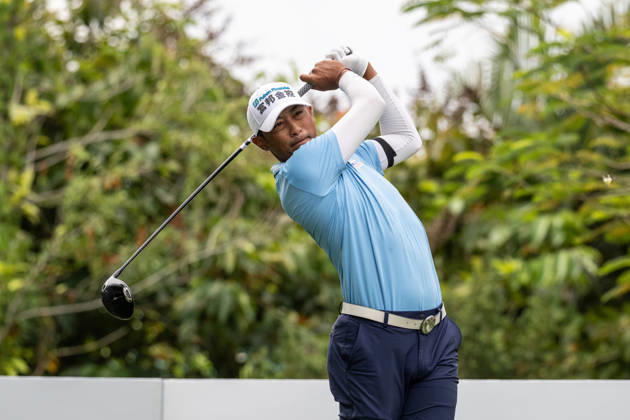 October 18, 2026, Macau, Macao Sar, China: WANG Wei-hsuan from Taiwan on the first tee. Macau Open Golf 2026 Final Round. Macau Open Golf 2026 Final Round  - ZUMAr144 20261018_zap_r144_034 Copyright: xJaynexRussellx