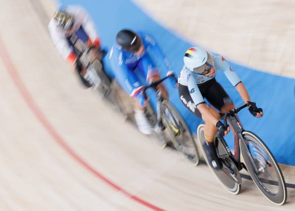 Belgian Shari Bossuyt pictured during the Women™s Points Race event at the UCI Track cycling, Rad, Radsport, Bahnrad, Bahn World Championships in Shanghai, China on Sunday 18 October 2026. The worlds are taking place from 14 to 18 October 2026. BENOITxDOPPAGNE  x190174263x