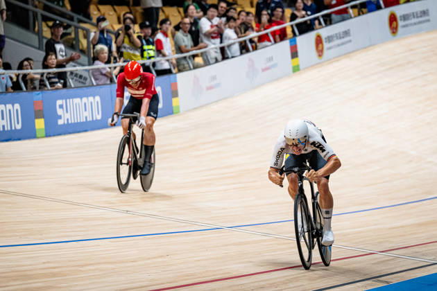 TEUTENBERG Tim Torn: UCI Track cycling, Rad, Radsport, Bahnrad, Bahn World Championships 2026 TEUTENBERG Tim Torn ( GER ) Germany Querformat - quer - horizontal - Landscape - Event Veranstaltung: UCI Track Cycling World Championships 2026 - Category Kategorie: Cycling - Track Cycling World Championships - Elite Men - Location Ort: Asia - China - Shanghai - Chongming - Shanghai Velodrome - Discipline: Elimination Race - Distance: ... m - Date Datum: 18.10.2026 Sunday Day 5 -