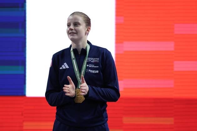 FIE Fencing World Cup in Algeria ORAN, ALGERIA - OCTOBER 18: French fencer Toscane Tori receives her gold medal during the award ceremony at the FIE Fencing World Cup at the Miloud Hadefi Olympic Complex in Oran, Algeria, on October 18, 2026. Tori defeats Bulgaria s Yoana Ilieva 15-12 in the women s individual sabre final to claim her first career World Cup title. Farouk Batiche Anadolu Oran Algeria. Editorial use only. Please get in touch for any other usage.  Copyright: x2026xAnadoluxFaroukxBatichex