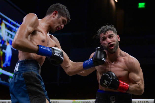 October 18, 2026, Las Vegas, Nevada, USA: SEBASTIAN FUNDORA defeats ERMAL HADRIBEAJ via KO in round 12 at the Chelsea of The Cosmopolitan in Las Vegas. Las Vegas USA - ZUMAo117 20261018_zsp_o117_007 Copyright: xMikaelxOnax