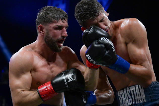October 18, 2026, Las Vegas, Nevada, USA: SEBASTIAN FUNDORA defeats ERMAL HADRIBEAJ via KO in round 12 at the Chelsea of The Cosmopolitan in Las Vegas. Las Vegas USA - ZUMAo117 20261018_zsp_o117_015 Copyright: xMikaelxOnax