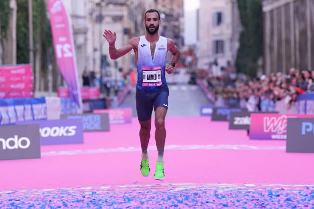Ouhda Ahmed during the 3th edition of the Wizz Air Rome Half Marathon by Brooks 2026 Rome s, Italy - Sunday, October 18, 2026. ( Photo by Alfredo Falcone LaPresse )  Copyright: xAlfredoxFalcone LaPressex