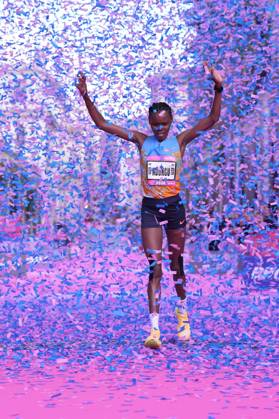 Ndungu Regina Wambui during the 3th edition of the Wizz Air Rome Half Marathon by Brooks 2026 Rome s, Italy - Sunday, October 18, 2026. ( Photo by Alfredo Falcone LaPresse )  Copyright: xAlfredoxFalcone LaPressex