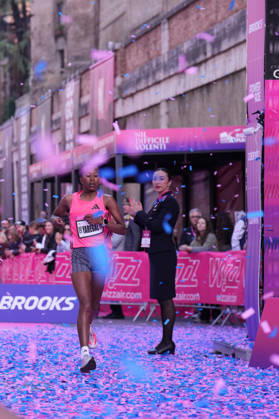 Yaregal Yalemget during the 3th edition of the Wizz Air Rome Half Marathon by Brooks 2026 Rome s, Italy - Sunday, October 18, 2026. ( Photo by Alfredo Falcone LaPresse ) Copyright: xAlfredoxFalcone LaPressex