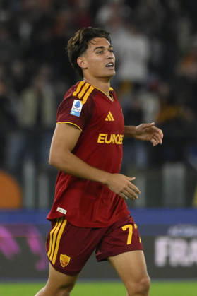 Roma’s Emanuele Lulli during the Serie A Enilive soccer match between AS Roma and Genoa at the Rome s Olympic stadium, Italy - October 17, 2026. - Soccer.  Copyright: xFabrizioxCorradetti LaPressex