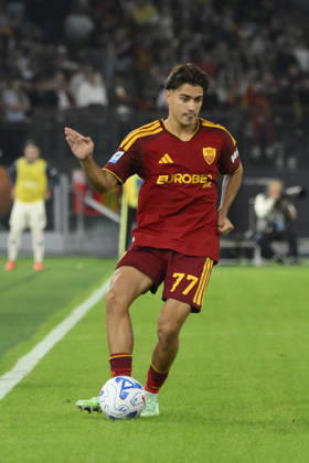 Roma’s Emanuele Lulli during the Serie A Enilive soccer match between AS Roma and Genoa at the Rome s Olympic stadium, Italy - October 17, 2026. - Soccer.  Copyright: xFabrizioxCorradetti LaPressex