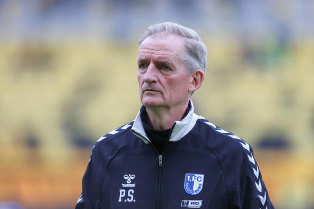 16.10.2026, xtgx, Fussball 2. Bundesliga, SG Dynamo Dresden - 1. FC Magdeburg, v.l. Petrik Sander (Magdeburg, Trainer) Portrait, Portraet, Einzelbild (DFL DFB REGULATIONS PROHIBIT ANY USE OF PHOTOGRAPHS as IMAGE SEQUENCES and or QUASI-VIDEO) Dresden