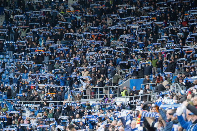 18.10.2026, xjyhynx, Fussball 2.Bundesliga, Karlsruher SC - SV Darmstadt 98, Heimfans Karlsruher SC vor dem Spiel (DFL DFB REGULATIONS PROHIBIT ANY USE OF PHOTOGRAPHS as IMAGE SEQUENCES and or QUASI-VIDEO) Karlsruhe