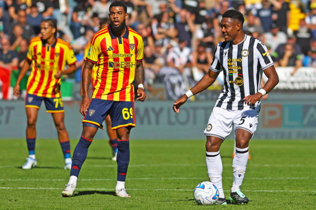 Alba during the Serie A soccer match between Udinese and Lecce at the Friuli Stadium in Udine, north east Italy - October 18, 2026. - Soccer  Copyright: xAndreaxBressanutti LaPressex