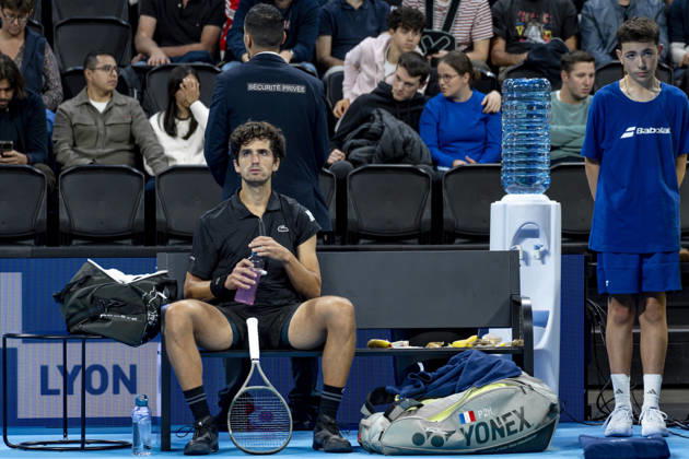 TENNIS : ATP, Tennis Herren 250 - Grand Tennis AURA - Decines (France) 18 10 2026 Pierre-Hugues HERBERT(FRA) secures a three-set victory over Jurij Rodionov during the qualifying tournament of the Auvergne Rhône-Alpes Grand Prix at the LDLC Arena in Décines on October 18, 2026. Photo Sandrine Thesillat PsNewZ  Copyright: xSandrinexTHESILLATx