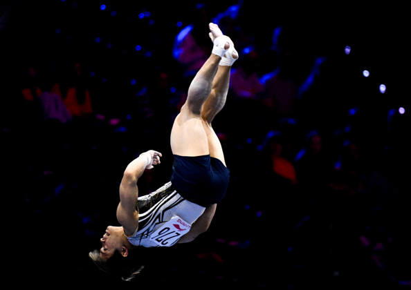 Netherlands Artistic Gymnastics World Championships Qualifiers 9267301 18.10.2026 Carlos Edriel Yulo of the Philippines competes on the vault during the men s qualification of the 2026 World Artistic Gymnastics Championships in Rotterdam, the Netherlands. Alexey Filippov Sputnik Rotterdam Netherlands  Copyright: xAlexeyxFilippovx