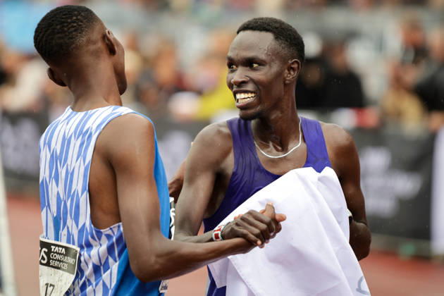 RECORD DATE NOT STATED 18th October 2026; Amsterdam, Netherlands; TCS Amsterdam Marathon; Patrick Mosin of Kenya finished 3rd AnthonyxBenoit