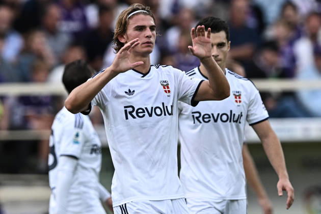Mp Firenze 18 10 2026 - campionato di calcio serie A Fiorentina-Como foto Matteo Papini Image nella foto: esultanza gol Nico Paz 