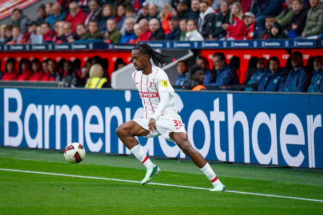 Deutschland: Fussball Bundesliga 2026 - 2027, 6. Spieltag - Bayer 04 Leverkusen vs SC Freiburg - BayArena (Leverkusen): Jordy Makengo (SC Freiburg, 33) Copyright: xJOERANxSTEINSIEKx