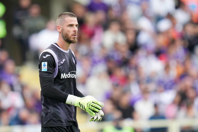 ACF Fiorentina v Como 1907 - Serie A Enilive David De Gea of ACF Fiorentina looks on during the Serie A Enilive match between ACF Fiorentina and Como 1907 at Artemio Franchi Stadium on October 18, 2026 in Florence, Italy. Florence Artemio Franchi Stadium Tuscany Italy Copyright: xGiuseppexMaffiax 261018_SerieA_Fiorentina-Como_GM_07719