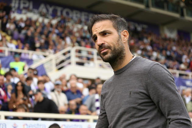 Cesc Fabregas, Head Coach of Como 1907 looks on during the serie A match between ACF Fiorentina and Como 1907 at Artemio Franchi Stadium in Firenze (Italy), October 18, 2026. massimilianoxcarnabuci