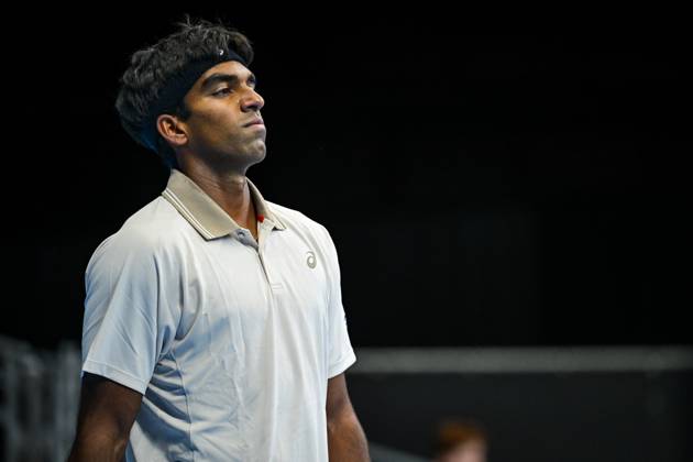 Nishesh Basavareddy of the United States pictured during the European Open ATP, Tennis Herren tennis tournament in Brussels, on Saturday 18 October. This year s edition of the tournament is taking place from 17 to 25 October DAVIDxPINTENS x190207856x