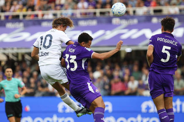 Nico Paz of Como 1907 scores the goal of 0-2 during the serie A match between ACF Fiorentina and Como 1907 at Artemio Franchi Stadium in Firenze (Italy), October 18, 2026. massimilianoxcarnabuci