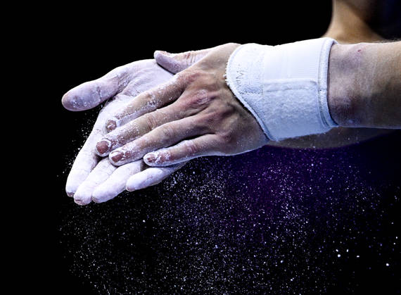 Netherlands Artistic Gymnastics World Championships Qualifiers 9267568 18.10.2026 Finland s Elias Koski prepares to compete on the pommel horse during the men s qualification of the 2026 World Artistic Gymnastics Championships in Rotterdam, the Netherlands. Alexey Filippov Sputnik Rotterdam Netherlands  Copyright: xAlexeyxFilippovx