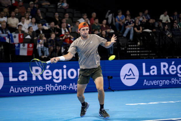 TENNIS : ATP, Tennis Herren 250 - Grand Tennis AURA - Decines (France) 18 10 2026 Valentin ROYER (FRA) vs Clement TABUR (FRA) during the qualifying tournament of the Auvergne Rhône-Alpes Grand Prix at the LDLC Arena in Décines on October 18, 2026. Photo Sandrine Thesillat PsNewZ  Copyright: xSandrinexTHESILLATx