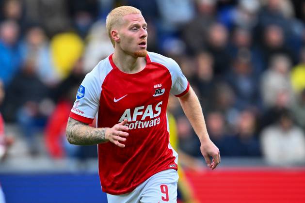 LEEUWARDEN - Mexx Meerdink of AZ Alkmaar during the Dutch Eredivisie match between SC Cambuur and AZ Alkmaar at the Kooi Stadion on October 18, 2026 in Leeuwarden, the Netherlands. COR LASKER ANP Eredivisie 2026 27 xVIxANPxSportx xxANPxIVx 572851513 originalFilename: 572851513.jpg