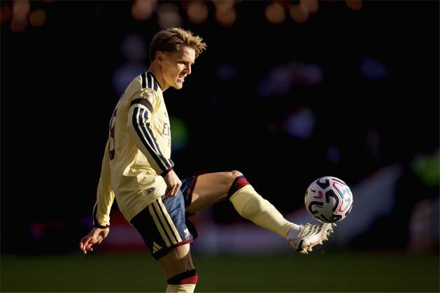 RECORD DATE NOT STATED Football - FA Premier League - Nottingham Forest FC v Arsenal FC NOTTINGHAM, ENGLAND - Sunday, October 18, 2026: Arsenal s captain Martin odegaard during the FA Premier League match between Nottingham Forest FC and Arsenal FC at the City Ground. (Photo by David Rawcliffe Propaganda) NOTTINGHAM City Ground NOTTINGHAMSHIRE ENGLAND  Copyright: xDavidxRawcliffex 2026-10-18-Notts_Forest_Liverpool-014
